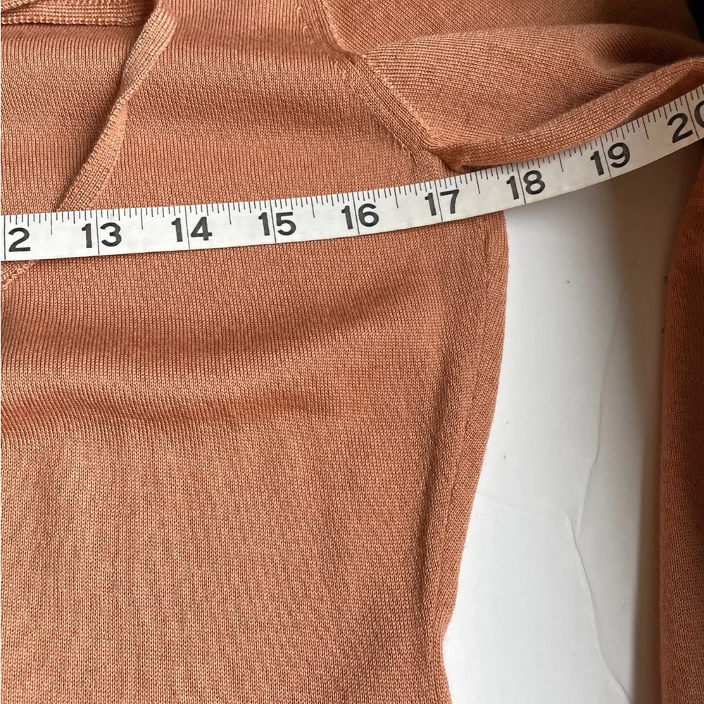 Ulla Johnson Peach Lace-Up Long Sleeve Maxi Dress - Picture 12 of 13